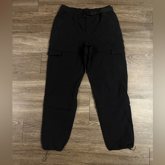 SOLD Athleta Trekkie Convertible Hike Pants 3-in-1 Black Size 12 / L - Picture 7 of 10